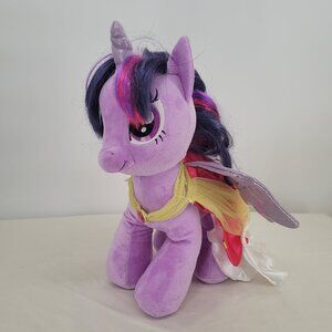 My Little Pony BAB Build A Bear Purple Twilight Sparkle Unicorn Pegasus W/Cape